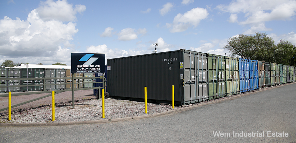 Self Storage Wem Ltd Containers For Storage, Hire and Sale